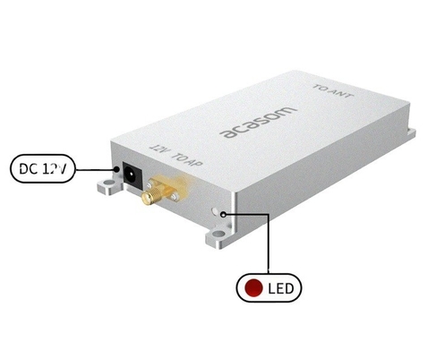 20wattów 5,8GHz Drone Signal Booster Amplifier Wprowadzona moc spustu Min 5dBm Max 22dBm
