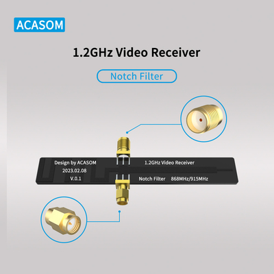 Acasom 1200-1300MHz Notch Filter dla odbiorników pasma 1080MHz