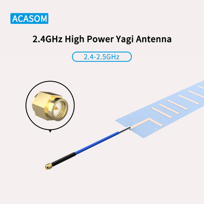 RFSMA Mężczyzna Yagi Drone Jammer Antenna 50 Ohm 13 DBi Wysoki Zysk