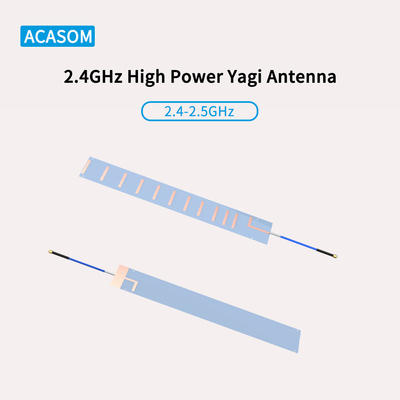 RFSMA Mężczyzna Yagi Drone Jammer Antenna 50 Ohm 13 DBi Wysoki Zysk