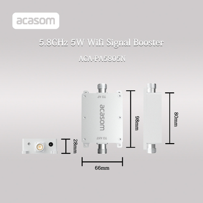 5w 5.8GHz Signal Booster Range Extender dla zakresu częstotliwości 5.725-5.85GHz