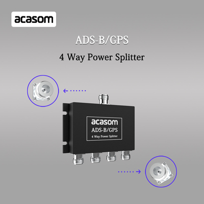 4 Way Power Splitter dla sygnałów ADS-B i GPS 800-2150MHz N