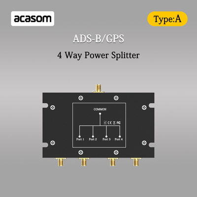 4 Way Power Splitter dla sygnałów ADS-B i GPS 800-2150MHz N