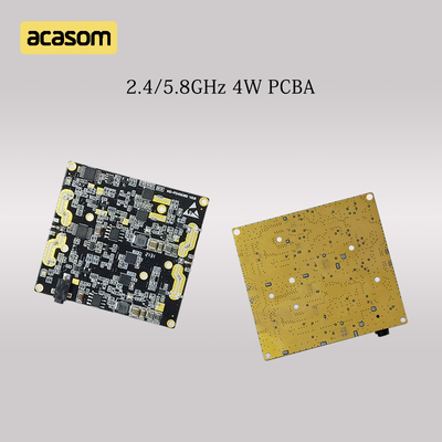 Dwupasmowy wzmacniacz sygnału 5,8GHz i 2,4GHz 4W 36dBm PCBA dla prądu stałego 12V