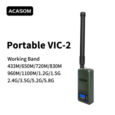 300MHz-400MHz 50W Drone Radio Frequency Jammer Przenośna wodoodporność